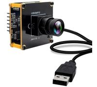 ELP Caméra USB 48 MP 8K Module de caméra USB Objectif Grand Angle PC Caméra Lightburn pour Surveillance de Gravure Laser Octoprint Imprimante 3D 6000P USB Caméra de Surveillance pour RaspberryPi