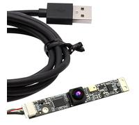 ELP Module de caméra USB 8 MP avec microphone 4K PC caméra pour ordinateur 2448p Lightburn caméra pour graveur laser Mini bande Web caméra CCTV USB Caméra de sécurité pour Raspberry Pi (objectif 102°