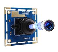 ELP Module de caméra USB grand angle 180 degrés Fisheye Full HD 1080P Webcam avec 60 fps/100 fps UVC Compatible avec Android Windows Linux USBFHD01M-L180