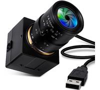 ELP Webcam 1080P Grand Angle Réglable 2.8-12mm Vario Objectif Full HD Mini Conférence Vidéo Caméra 480P 100fps Web Caméra Industrielle pour Linux/Windows/Android