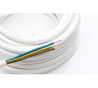 Elpar Câble d'alimentation NYM-J haute performance 3 x 1,5 mm² - Robuste, flexible, certifié de sécurité, économe en énergie, durable (10 m)