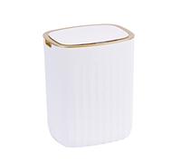 ELPHECO Poubelle étanche de 13,24 litres avec couvercle avec détecteur de mouvement, poubelle automatique sans contact pour salle de bain, salon, bureau, doré