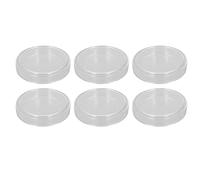 Elprico 10 Pcs en Verre Pétri pour Une Expérience Chimique Industrielle, 94-mm-mm-bioresearch Petri Disches pour Les Célébrations Thématiques et Les Projets D'exposition Amusants