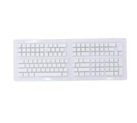 Elprico 132 Touches Keycaps, Keycaps Coréens pour Clavier Mécanique, Remplacement de Keycap de Hauteur OEM pour 61 62 64 68 72 75 84 87 88 98 100 104 108 Clavier Mécanique (White)