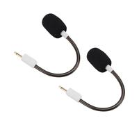 Elprico 2 Mic de Remplacement du Pack pour Blackshark V2, V2 Pro, V2 SE, 3,5 Mm Microphone de Flèche Détachable Annulant 3,5 Mm (White)