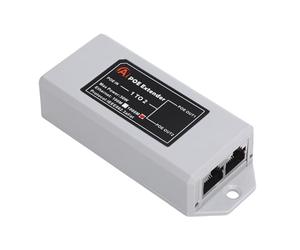 Elprico 2 Ports Gigabit Poe Extender, 1 sur 2 sur 2 Soutien du Répéteur Poe Intérieur IEEE802.3af / at avec 1000 Mbps, Bouchon Mural à Longue Distance et économisation D'espace pour