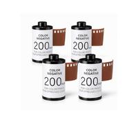 Elprico 4-Pack 35mm Film Négatif Couleur ISO 200, C-41 pour Appareils 135 | Codé DX pour la détection automatique des ISO, traitement facile en laboratoire C-41, contraste rétro riche, avec 4 boîtes