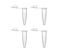 Elprico 500pcs Clear Skala Mirco Teset Tube 1,5 Ml de Centre Central en Plastique pour les échantillons de Laboratoire Conteneur de Rangement