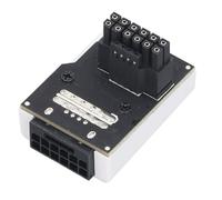 Elprico Adaptateur d'alimentation GPU 12VHPWR à 90 Degrés, Connecteur d'alimentation GPU 450W Power Forward 16 Broches pour RTX 4090 4080 4070ti