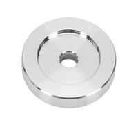 Elprico Adaptateur de Platine Vinyle pour Enregistrements 45 TR/Min - Conception en Alliage D'aluminium pour Une Lecture Stable et Une Expérience de Suivi Améliorée (Silver)