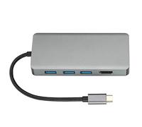 Elprico Adaptateur Hub de Type C, Câble 3840x2160P 4K Type C vers HDMI, Convertisseur VGA USB B0504 pour Moniteur de Bureau à Domicile