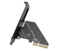 Elprico Adaptateur PCIe 4.0 X4 vers OcuLink SFF-8612, Carte d'Extension 64 Gbps pour Carte Graphique Externe eGPU SSD NVMe