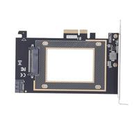 Elprico Adaptateur PCIe vers U.2, Adaptateur PCIe 3.0X 4 vers SFF-8639, Adaptateur U.2 vers PCIe 32 Gbit/s pour Disque Dur de 2,5 Pouces