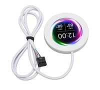 Elprico AIO Moniteur de Température D'ordinateur pour AIDA64, Moniteur de Température CPU 2,1, Kit de Mise à Niveau D'écran LCD pour Systèmes de Refroidissement par Eau, Thème Dynamique