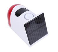 Elprico Alarme à Capteur de Mouvement Solaire avec Alerte WiFi pour Smartphone, Sirène 120 DB, Lumière Stroboscopique de sécurité Extérieure à énergie Solaire, Télécommande pour Cour,