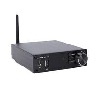 Elprico Amplificateur Audio Stéréo, Amplificateur de Décodage de Lecture Bluetooth, Lecture USB, Réception Bluetooth 5.3 sans Perte avec Télécommande Adaptée aux écouteurs 8Ω à 300Ω (Prise UE)