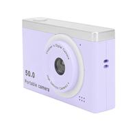 Elprico Appareil Photo Numérique, Appareil Photo Numérique Compact 50MP 1080P Zoom 8X, Double Caméra Avant et Arrière Portable avec Filtre pour la Photographie d'enfants (Purple)
