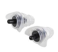 Elprico Bouchons D'oreilles Haute fidélité pour Réduction du Bruit et Protection Auditive Lors de Concerts et Festivals, Matériau en Silicone Souple, 1 Paire (BLACK)