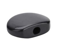 Elprico Boutons de Réglage de Guitare, Pièces Décoratives en Résine de qualité pour Têtes de Machine à Guitare 22x17x7mm (Ovale noir brillant)