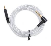 Elprico Câble Audio Casque Symétrique 4,4 mm vers 2,5 mm Cordon de Remplacement Plaqué Argent avec Mécanisme de Verrouillage pour HD598 HD599 HD558 HD518 HD569 1,5m