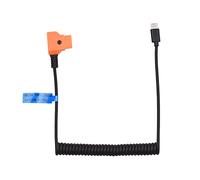 Elprico Câble d'alimentation USB C à D, 15V Type C Mâle à D Appuyez sur Le Câble d'alimentation du Connecteur Mâle pour la Batterie de Caméscope V Mount