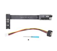Elprico Câble D'extension de clé PCIe 4.0x4 vers M.2 M, Adaptateur Riser 64Gbps pour NVMe