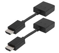 Elprico Câble D'extension D'interface Multimédia HD 4K Full HD Mâle à Femelle, Durable pour Projecteurs sans Fil, Décodeurs 2 Pièces Noir