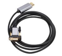 Elprico Câble DisplayPort vers VGA 2m, 1080p Mâle vers Mâle DP vers VGA
