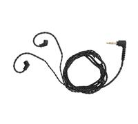 Elprico Câble IEM, Cordon d'oreille Long de 1,2 M, Câble D'écouteur OFC 3,5mm Mâle vers QDC à 2 Broches, Fil Moniteur d'oreille pour Musicien Audiophile adapté pour ZS10