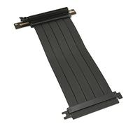 Elprico Câble Riser PCIE 4.0 X16, Câble Riser GPU à Angle Droit Flexible à 90 Degrés à Grande Vitesse, Câble D'extension de Carte Graphique GPU pour Port PCIE (20cm)