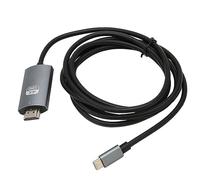 Elprico Câble USB C vers, Cordon de Type C vers pour Bureau à Domicile, Prise en 4K 60 Hz Plug and Play Type C vers Câble HD pour Moniteur TV