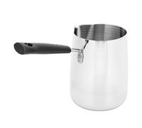 Elprico Cafetière Turque, Chauffe-beurre en Acier Inoxydable 304, Poêle à Chocolat, Cezve Ibrik Briki, Cafetière Grecque Arabe pour Sirop D'érable, Chauffage de la Sauce (1000ml)