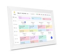 Elprico Calendrier Numérique Mural 15,6 Pouces, Écran Tactile 1080p Planificateur Familial WiFi avec Tableau des Tâches et Cadre Photo 32 Go pour Organisation Maison