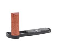 Elprico Caméra L Grip de Forme, Poignée en Bois en Aluminium, Support L avec Plaque QR et Trou de Vis de 1 4 Pouces pour Lumix S9 (Black)