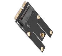 Elprico Carte Adaptateur M.2 NGFF vers Mini PCIE, Carte Adaptateur de Convertisseur de Carte Réseau Bluetooth sans Fil WiFi pour Windows Linux