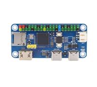 Elprico Carte de Développement RP2350-PiZero, Basée sur des Processeurs Dual Arm Cortex-M33 ou Dual Hazard3 RISC-V, Mémoire Flash 16 Mo, Interface DVI, Emplacement pour Carte Micro TF,