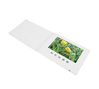 Elprico Carte de Vœux Vidéo avec écran LCD, Design élégant pour Cadeaux D'anniversaire et publicité D'entreprise, Format A5 210 X 148 Mm (Batterie Li-Ion 7 pouces 1500mAh)