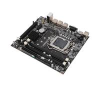 Elprico Carte Mère de Jeu, H55 M.2 NGFF LGA 1156 Slot DDR3 8 Canaux Mémoire, Alimentation 4 Phases