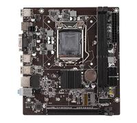 Elprico Carte Mère LGA 1155, Carte Mère de Jeu pour Ordinateur de Bureau DDR3 6 USB2.0 PCIE X16 Mini ITX pour Ordinateur PC