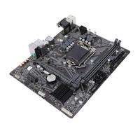 Elprico Carte Mère Micro ATX H410M, Carte Mère de Bureau Double Canal DDR4 DIMM PCIE 3.0 pour LGA 1200 10e Génération Core, 3 XSerial ATA 6 GB/s, 4xUSB3.2 Gen1, 6xUSB2.0/1.1 pour Les