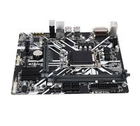 Elprico Carte Mère Micro ATX, LGA 1151, Double Canal DDR4 2666 2400 2133 MHz, Support Core I7/i5/i3 8ème et 9ème Génération, 6 X SATA 6 GB/s, I/O Guard PCIE X16 USB 3.0 RJ45 Port DVI