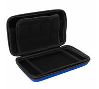 Elprico Cas de Transport pour la Nouvelle 3DS XL / 2DS XL, Hard Protective Shell Travel Protective Base avec des Emplacements de Carte de Jeu et Pocket Intérieure (Blue)