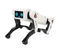 Elprico Chien de Robot Intelligent, Animal de Compagnie RC RC Programmable avec Contrôle Vocal, AI Interactif Quadrupède de Musique et de Lumières pour Les Enfants