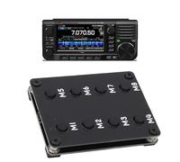 Elprico Clavier Externe D'émetteur-récepteur, Installation et Utilisation Faciles, Matériau ABS, Patins Antidérapants, Compatible avec IC 705 IC 7600 IC 7610 IC 7300 IC 9700, Câble de