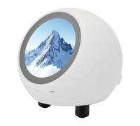 Elprico Compagnon Robot de Bureau AI avec Chat Vocal et Affichage Météo | Comprend un écran de 1,28 Pouces, Bluetooth 5.0, Lecture de Musique et de Vidéo, Prise en Charge D'une Carte Mémoire de 32