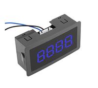 Elprico Compteur Numérique LED DC avec Affichage à 4 Chiffres, Lumière LED Brillante pour équipement D'automatisation, Fonction Plus/moins 0-9999 (BLUE)