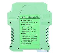Elprico Conditionneur de Signal CC, conditionneur d'émetteur d'isolateur de Signal de Module 4~20mA, isolateur de Signal de Tension et de Courant CC pour émetteur(1 en 2 sur 0-10V)