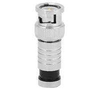 Elprico Connecteur mâle de compression BNC, adaptateur coaxial Q9 10 pièces pour transmission de dans les systèmes de vidéosurveillance RG59