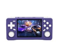 Elprico Console de Jeu Portable, Console de Jeu Rétro HD de 3,5 Pouces Games Classiques avec Plusieurs émulateurs, 4000mAh Batterie Rechargeable Pocket Video Paming Playing for (Bleu Indigo)