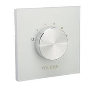 Elprico Contrôleur de Volume de Haut-parleur, Commutateur de Réglage de la Musique de Fond de Maison Intelligente, Conception de Panneau Transparent, avec 5 Niveaux Ajustement du
